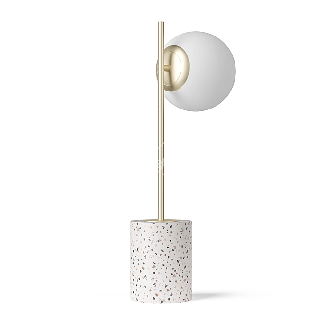 Anais Terrazzo Metal Table Lamp 3D model image 4