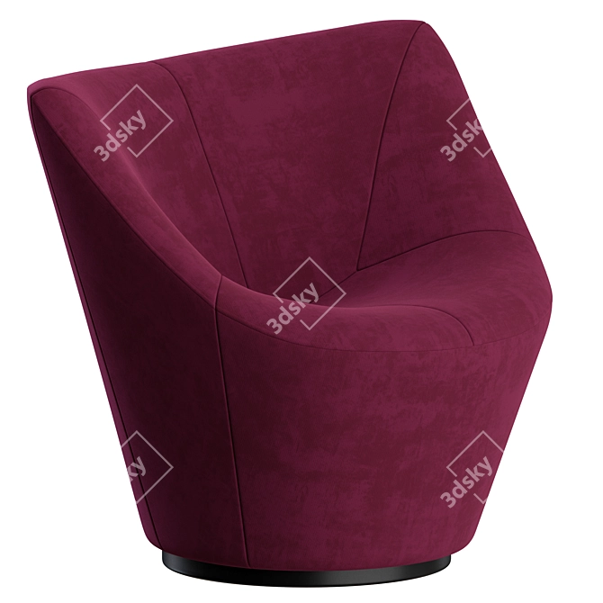 Ligne Roset ANDA Armchair Set 3D model image 1