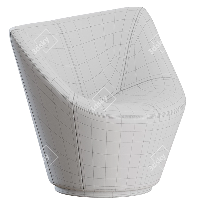 Ligne Roset ANDA Armchair Set 3D model image 5