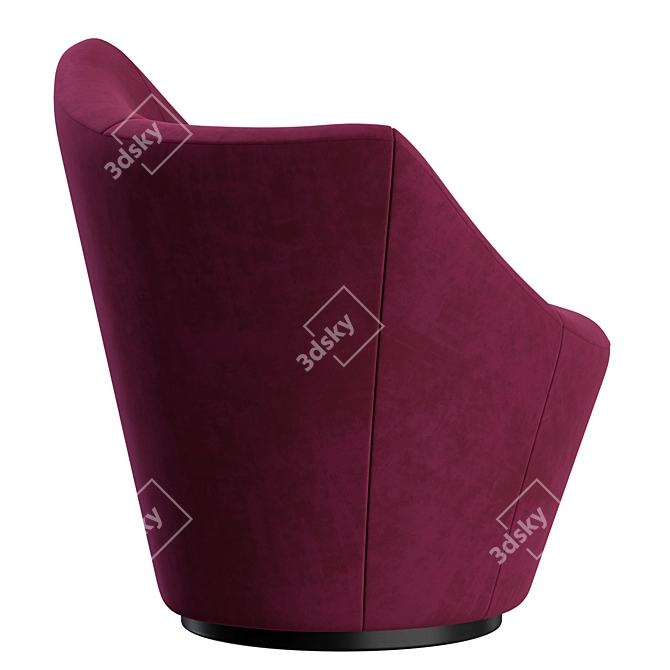 Ligne Roset ANDA Armchair Set 3D model image 7