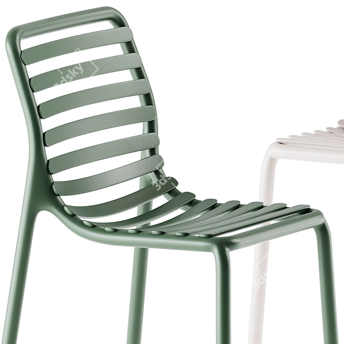 Adjustable Mesh Outdoor Chair 3D model image 3