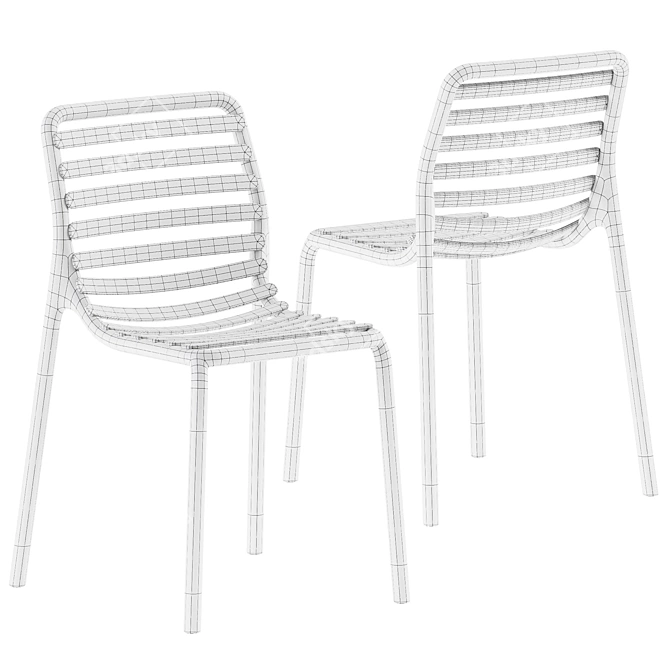 Adjustable Mesh Outdoor Chair 3D model image 7