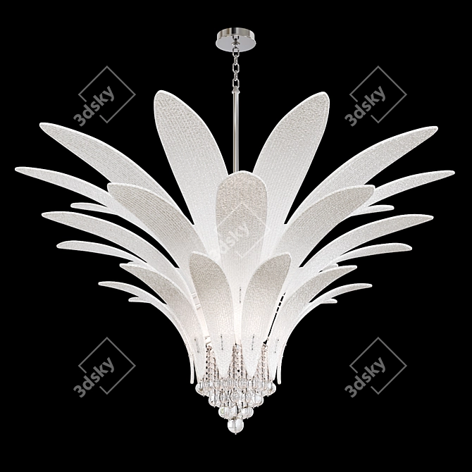 Wire Moroccan Chandelier 3D model image 1