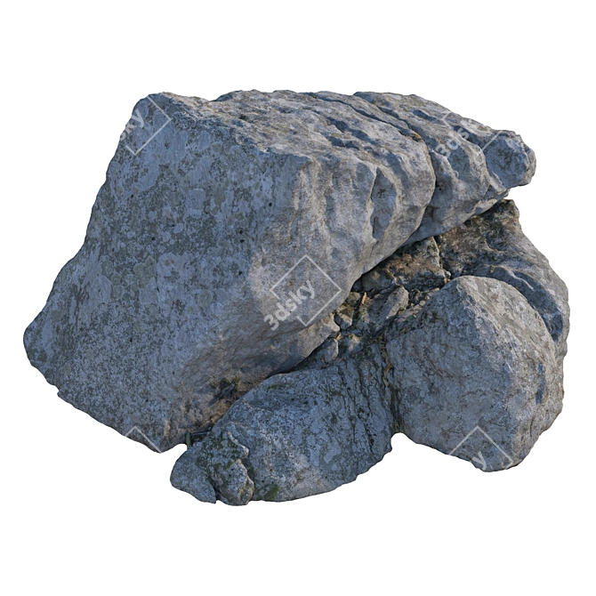 Park and Landscape Stone Decoration 3D model image 3