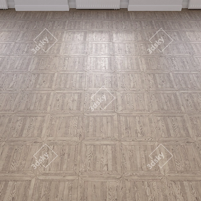 High-Quality 3D Wooden Flooring Model 3D model image 3