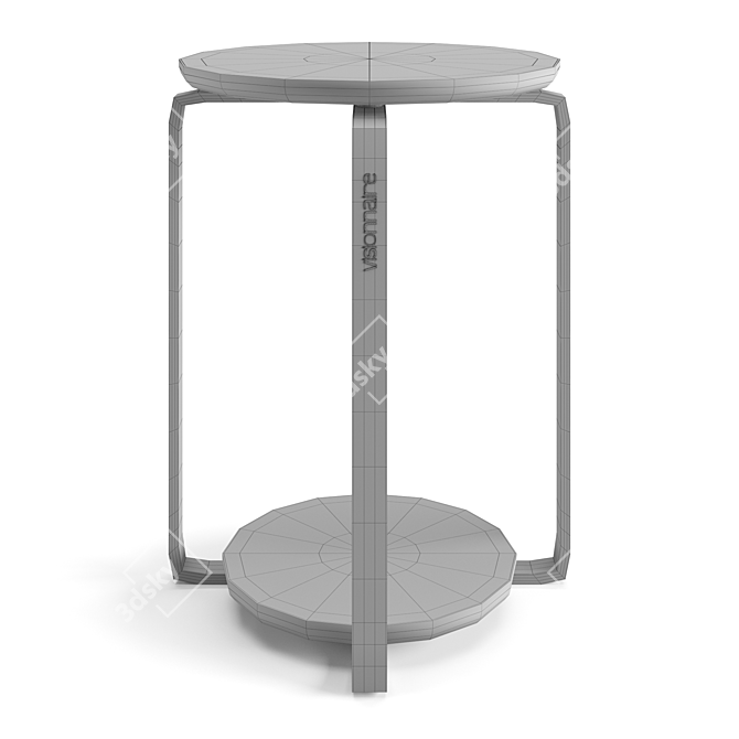  Elegant Visionnaire Button Coffee Tables 3D model image 3