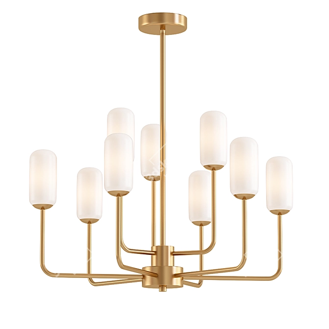 Elegant ANTONIA Chandelier 3D Model 3D model image 1