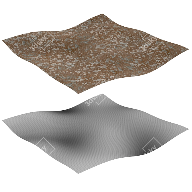 Gravel Ground Collection - 4K Seamless 3D model image 5