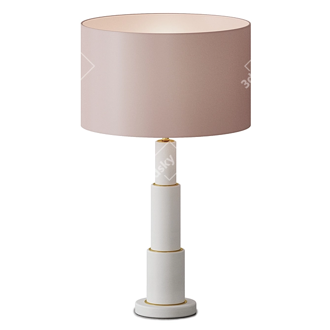 Elegant Modern Table Lamp 3D model image 1