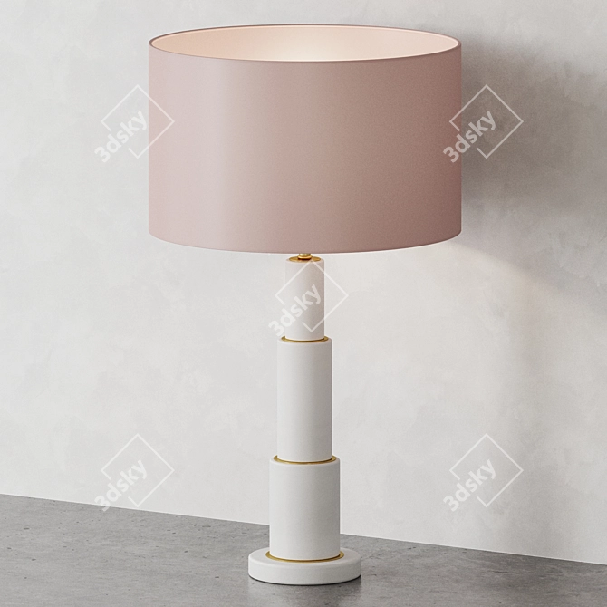 Elegant Modern Table Lamp 3D model image 2