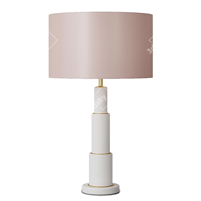 Elegant Modern Table Lamp 3D model image 4