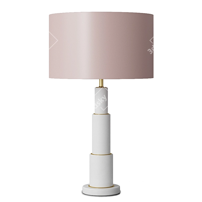 Elegant Modern Table Lamp 3D model image 6