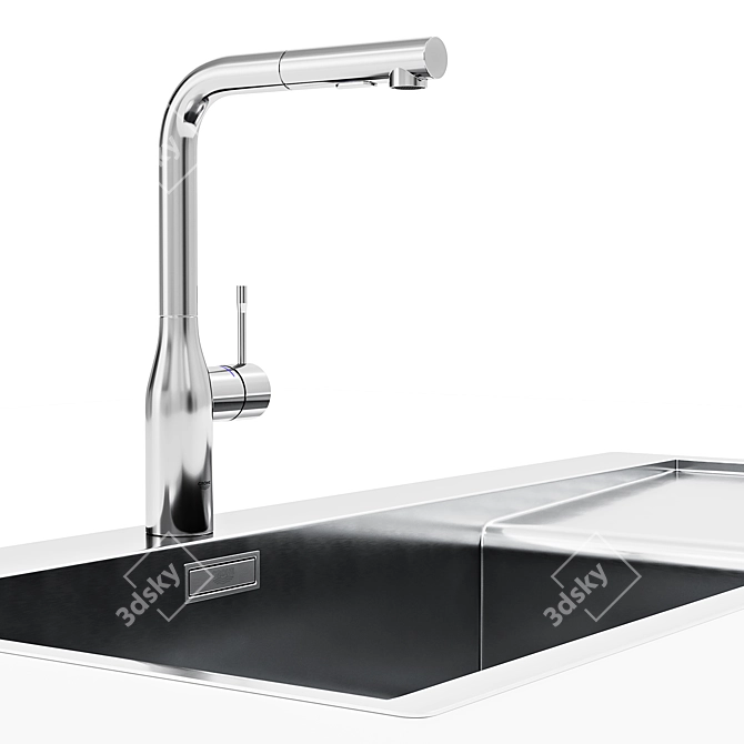 Modern GROHE Kitchen Sinks Collection 3D model image 2