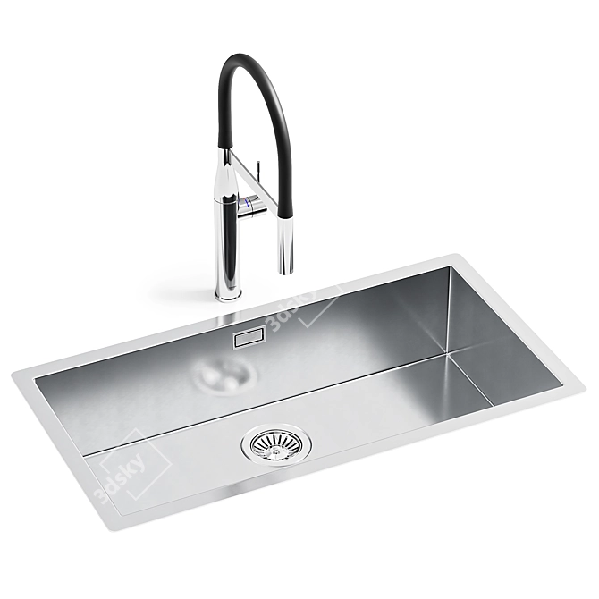 GROHE K700 Sinks and Essence Mixers 3D model image 2