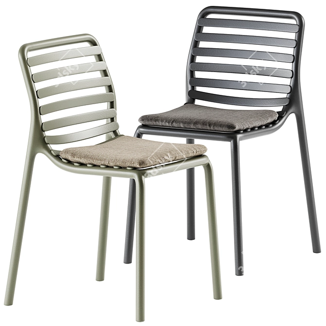 Adjustable Mesh Outdoor Chair 3D model image 1