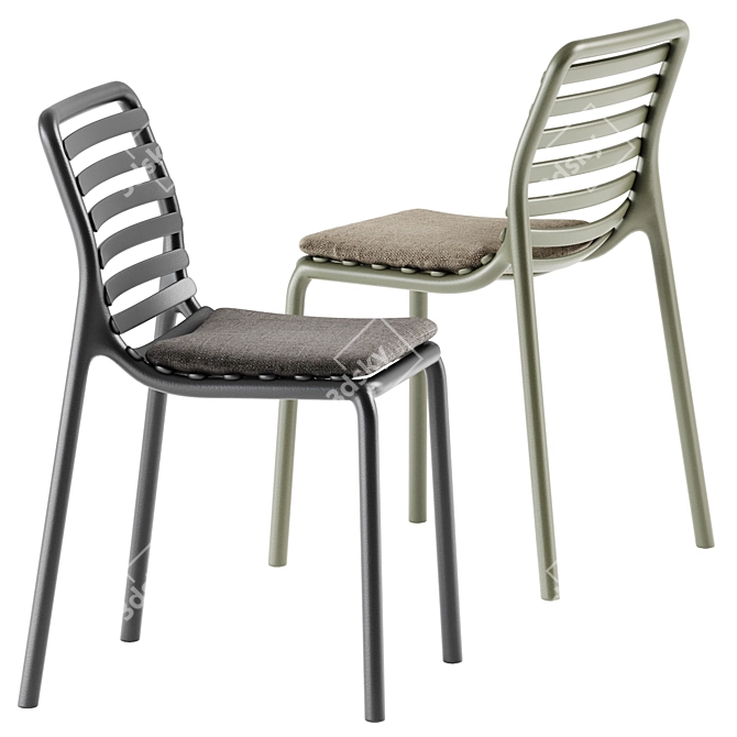 Adjustable Mesh Outdoor Chair 3D model image 2