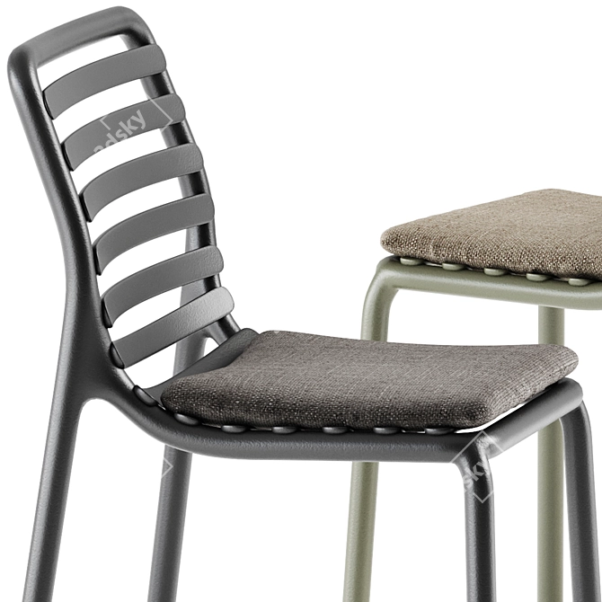 Adjustable Mesh Outdoor Chair 3D model image 4