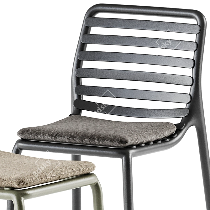 Adjustable Mesh Outdoor Chair 3D model image 5