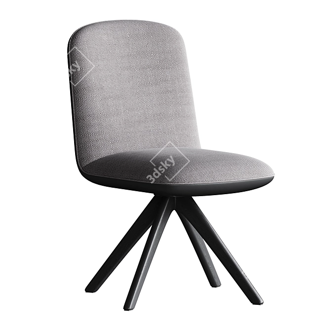 Elegant Comfort SMO Leisure Chair 3D model image 1