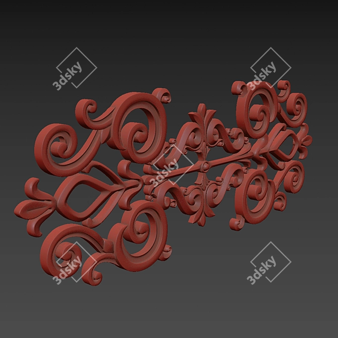 3D Max Ornament Model 47 3D model image 6