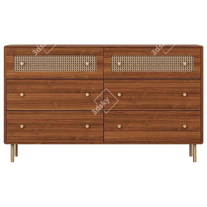 Redpop Chest of Drawers 3D model image 3