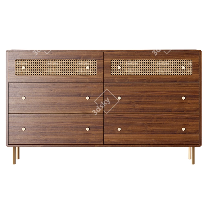 Redpop Chest of Drawers 3D model image 8