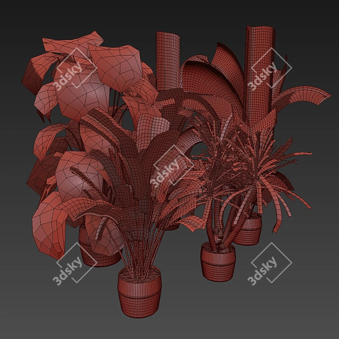 Premium Indoor Plant Collection Vol.452 3D model image 6