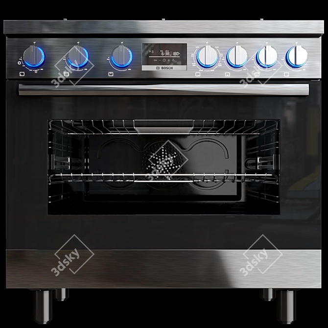 Bosch Dual Fuel Ranges: 30-36 Inch 3D model image 4