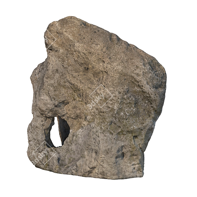 Natural Stone 3D Model Kit 3D model image 1