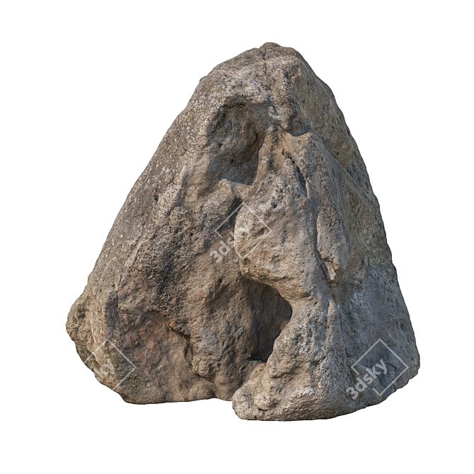 Natural Stone 3D Model Kit 3D model image 2