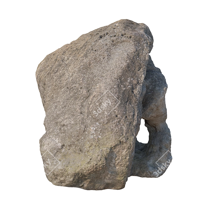 Natural Stone 3D Model Kit 3D model image 3