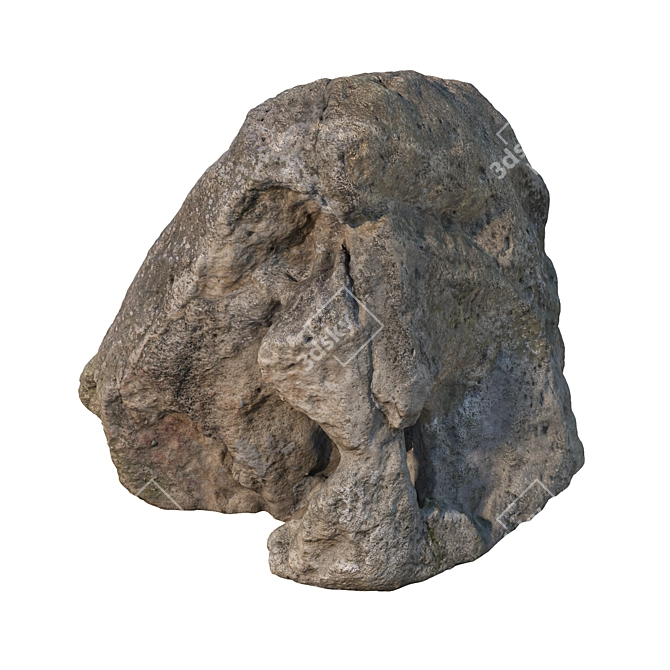 Natural Stone 3D Model Kit 3D model image 4