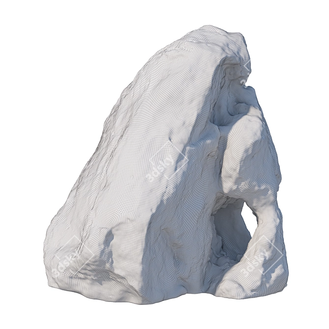 Natural Stone 3D Model Kit 3D model image 5