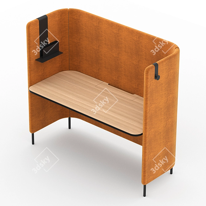 Pedrali BuddyHub Office Desk 3D model image 8