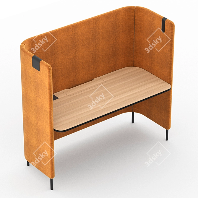 Pedrali BuddyHub Office Desk 3D model image 9