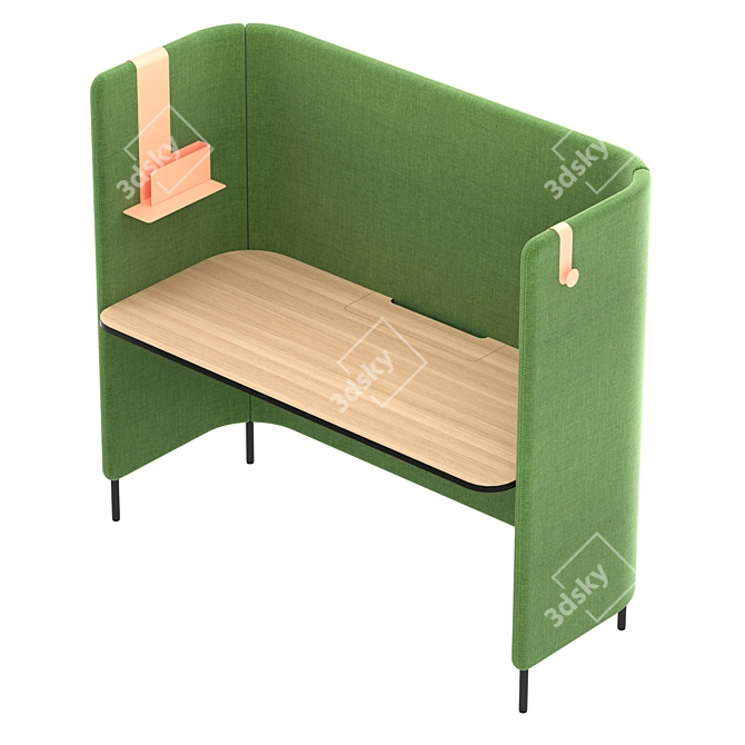 Pedrali BuddyHub Office Desk 3D model image 18