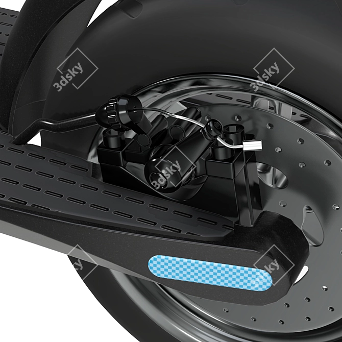 Blaupunkt ESC808 Electric Scooter Model 3D model image 4