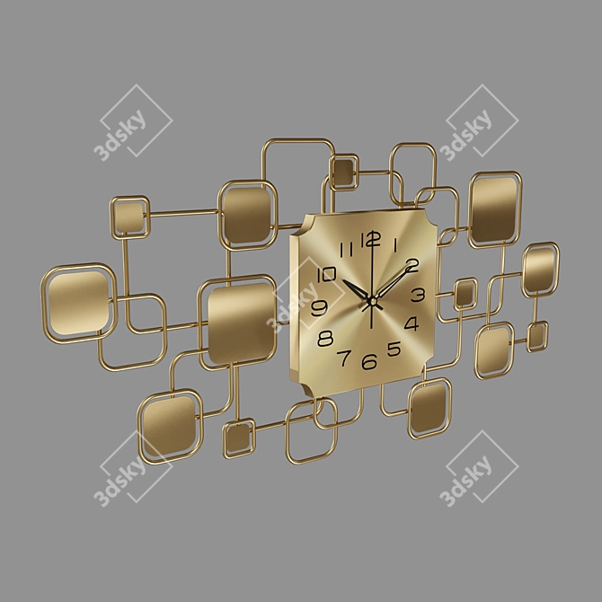 Modern Wall Clock LaLume-KKK00337 3D model image 2