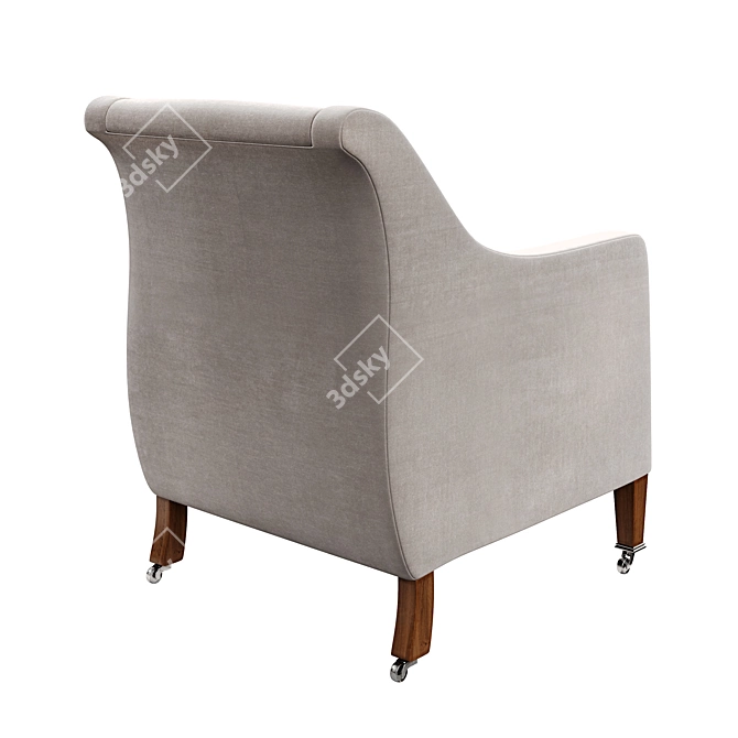 Handmade Regent Armchair by James Cook 3D model image 3