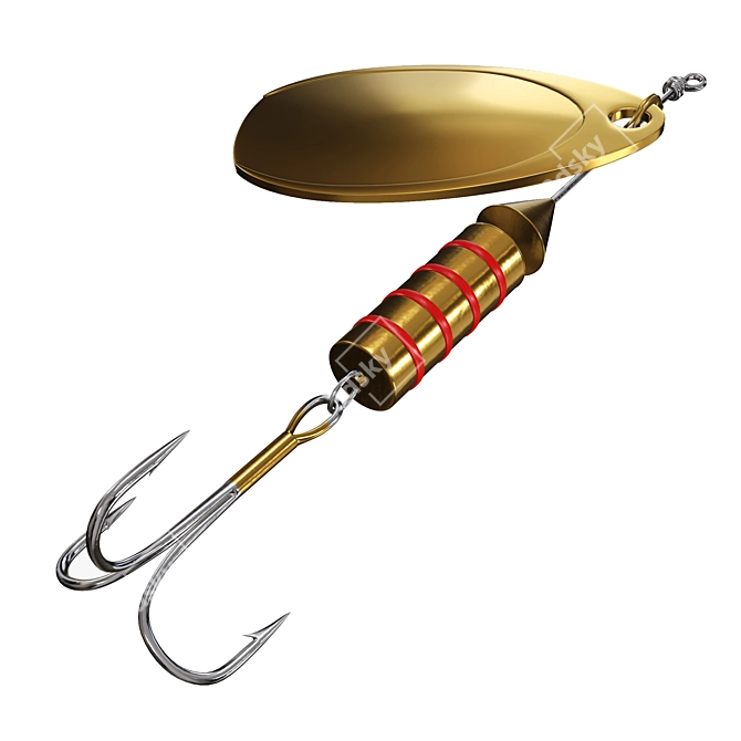 Pro Angler Fishing Lure Kit 3D model image 1