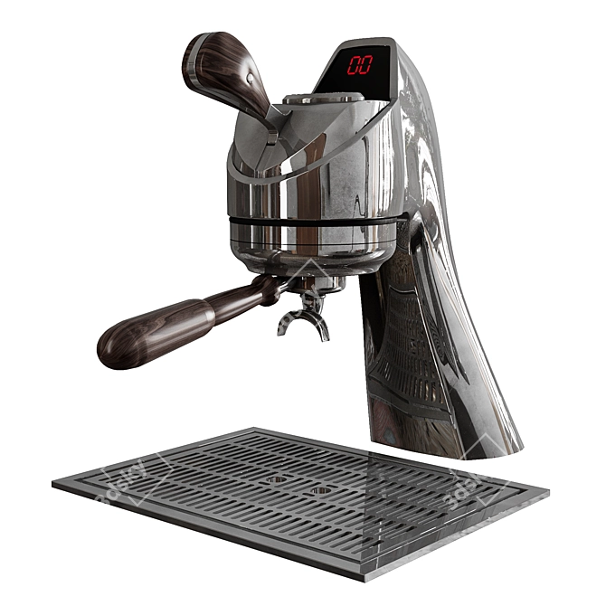 Sleek Espresso System With Precision 3D model image 3