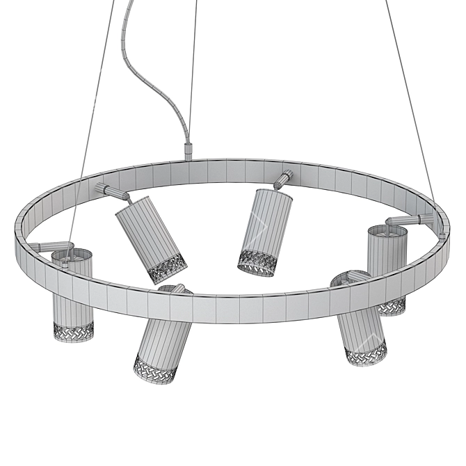 Modern Pendant Light Fixture: Vele Luce Moto 3D model image 7