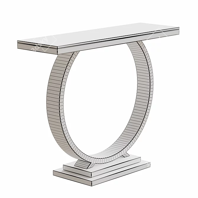 Elegant Rivino Classic Console Table 3D model image 4