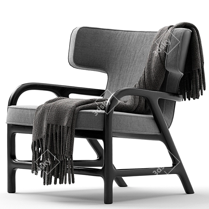 Fulgens Maxalto Armchair (2016) 3D model image 3