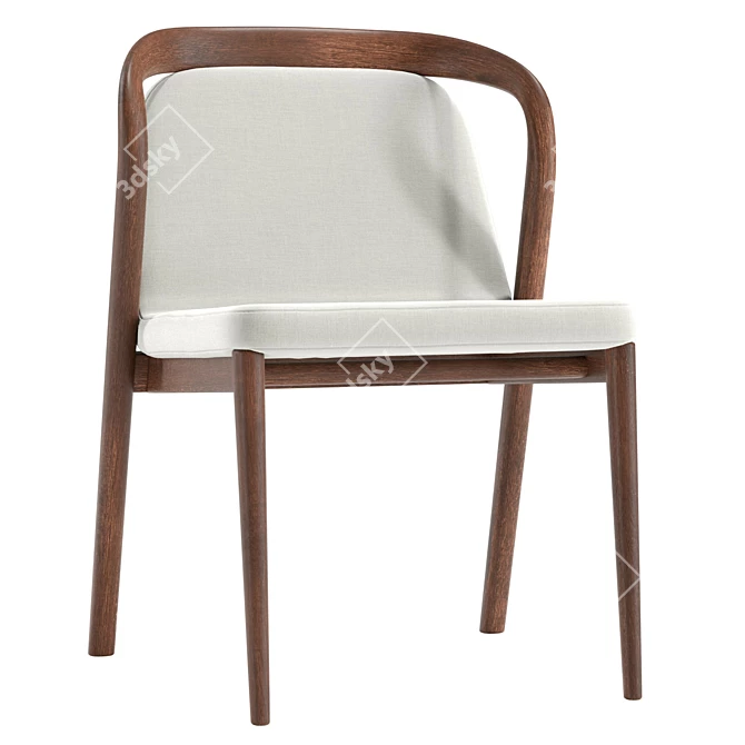 Modern UV-Unwrapped Chair Model 3D model image 1