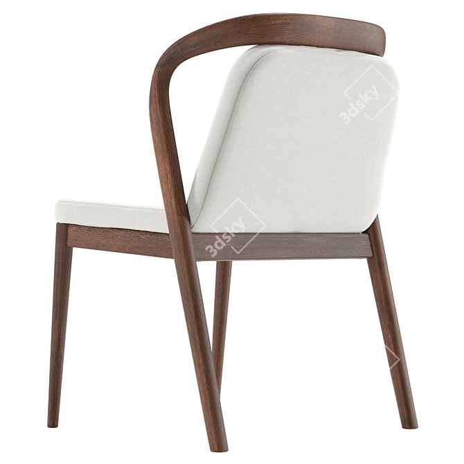 Modern UV-Unwrapped Chair Model 3D model image 4