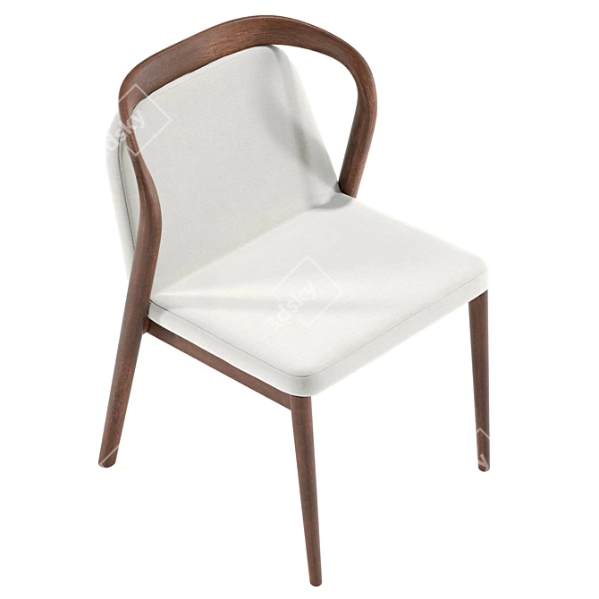 Modern UV-Unwrapped Chair Model 3D model image 5