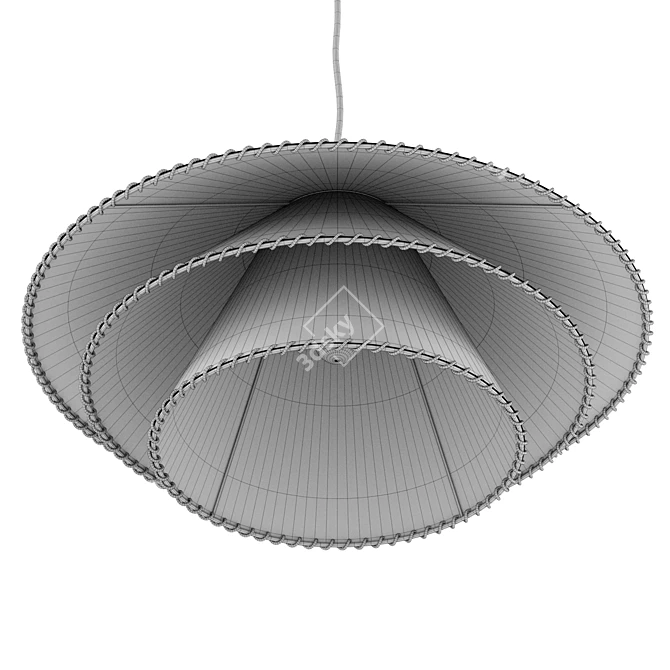 Kiko Parchment Pendant Model 3D model image 6