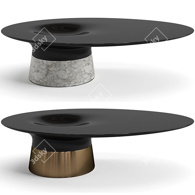 Luxury Visionnaire Rupert Coffee Table 3D model image 1