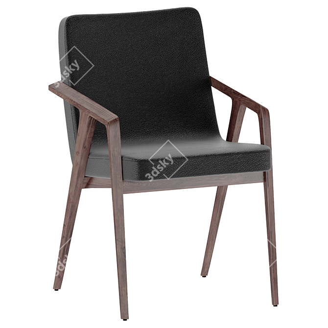 Porada Lolita Chair: Elegant Design 3D model image 1